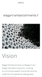 Mobile Screenshot of elegantembellishments.net