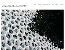 Tablet Screenshot of elegantembellishments.net
